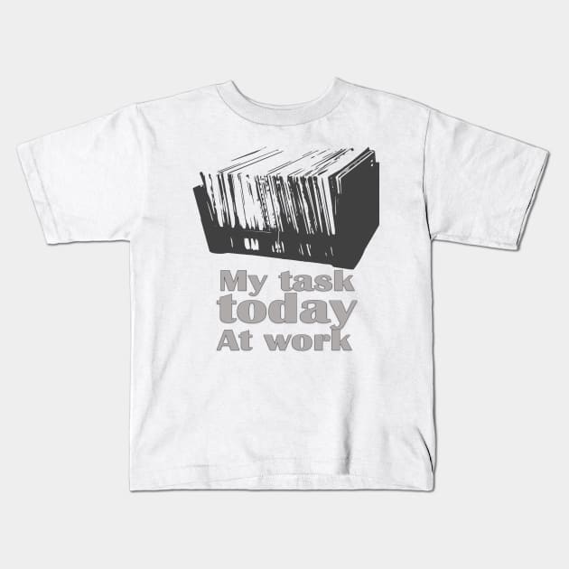 my task today at work t-shirt 2020 Kids T-Shirt by Gemi 